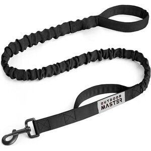 Bungee Dog Leash, Heavy Duty Dog Leash with Shock Absorption, 2 Padded Handles